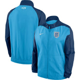 England Women's National Team Women's 2023 Anthem Raglan Performance Full-Zip Jacket for sale - Blue