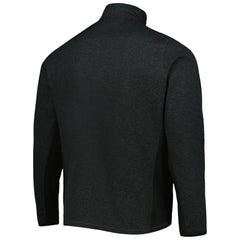 Pittsburgh Penguins Antigua Course Quarter-Zip Jacket - Heathered Black Jackets