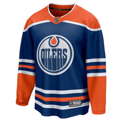 Edmonton Oilers Fanatics Home Breakaway Blank Jersey - Royal Jerseys