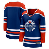 Edmonton Oilers Fanatics Women's Home Breakaway Blank Jersey - Royal Jerseys