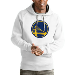 Golden State Warriors Antigua Team Logo Victory Pullover Hoodie sale - White online