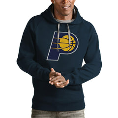 Indiana Pacers Antigua Team Logo Victory Pullover Hoodie - Navy on sale