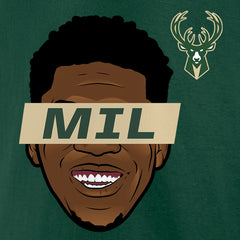 Giannis Antetokounmpo Milwaukee Bucks Know The Game T-Shirt - Green discount