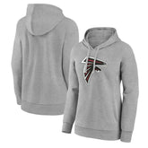 Atlanta Falcons Women's Primary Logo Pullover Hoodie - Gray outlet