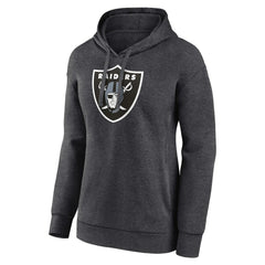 Las Vegas Raiders Women's Primary Logo Pullover Hoodie - Charcoal online