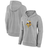 Minnesota Vikings Women's Primary Logo Pullover Hoodie - Gray cheap