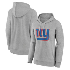 New York Giants Women's Primary Logo Pullover Hoodie - Gray for sale