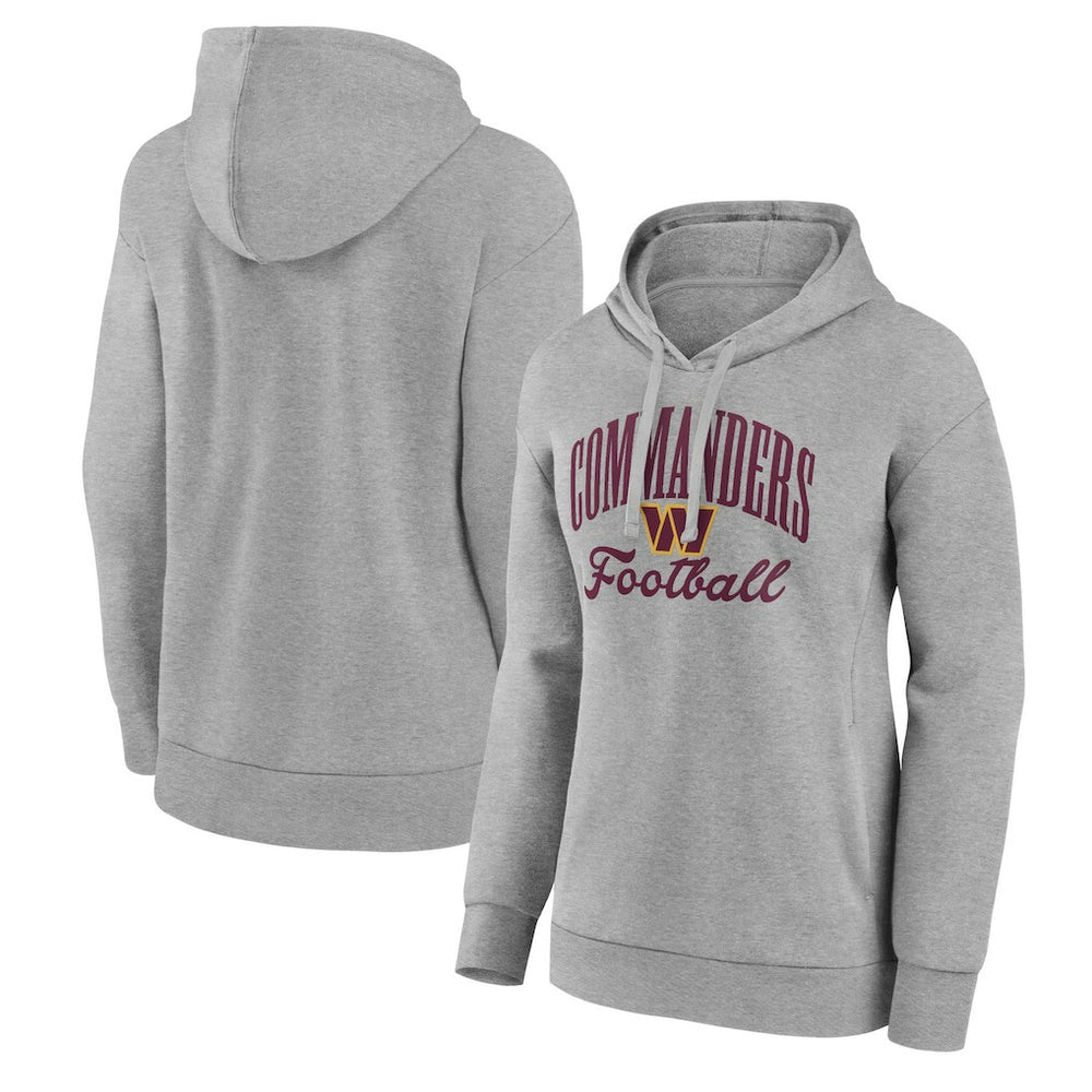 Washington Commanders Women's Victory Script Pullover Hoodie - Gray sale