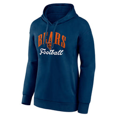 Chicago Bears Women's Victory Script Pullover Hoodie - Navy outlet