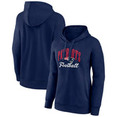 New England Patriots Women's Victory Script Pullover Hoodie - Navy for sale
