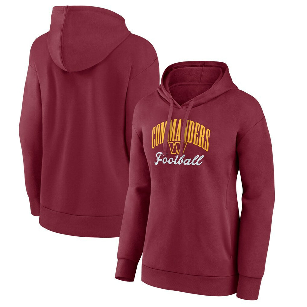 Washington Commanders Women's Victory Script Pullover Hoodie - Burgundy outlet