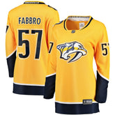 Dante Fabbro Nashville Predators Fanatics Women's Home Breakaway Player Jersey - Gold Jerseys