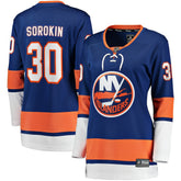 Ilya Sorokin New York Islanders Fanatics Women's Home Breakaway Player Jersey - Royal Jerseys