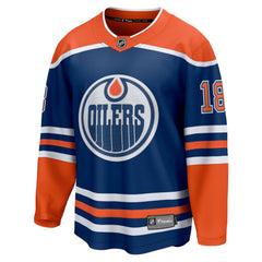 Zach Hyman Edmonton Oilers Fanatics Home Breakaway Player Jersey - Royal Jerseys