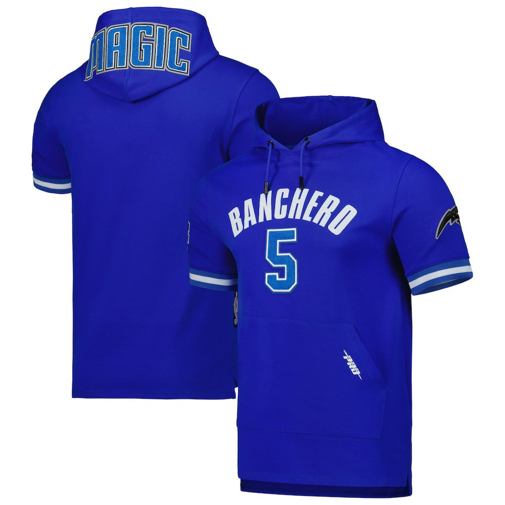 Paolo Banchero Orlando Magic Pro Standard Name & Number Short Sleeve Pullover Hoodie - Royal sale