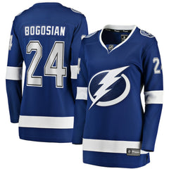 Zach Bogosian Tampa Bay Lightning Fanatics Women's Home Breakaway Player Jersey - Blue Jerseys