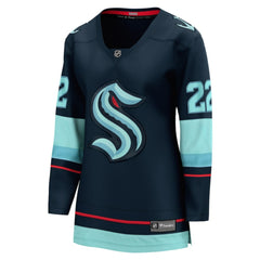 Oliver Bjorkstrand Seattle Kraken Fanatics Women's Home Breakaway Player Jersey - Deep Sea Blue Jerseys