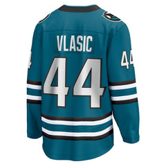 Marc-Edouard Vlasic San Jose Sharks Fanatics Home Breakaway Player Jersey - Teal Jerseys