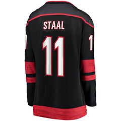 Jordan Staal Carolina Hurricanes Fanatics Women's Home Captain Patch Breakaway Player Jersey - Black Jerseys