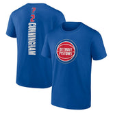 Cade Cunningham Detroit Pistons Playmaker Name & Number T-Shirt sale - Blue cheap