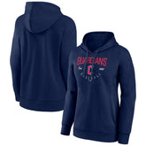Cleveland Guardians Women's Live For It Pullover Hoodie Navy
