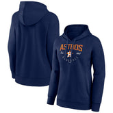 Houston Astros Women's Live For It Pullover Hoodie Navy
