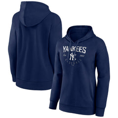 New York Yankees Women's Team Live For It Pullover Hoodie Navy