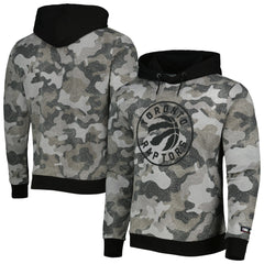 Toronto Raptors Hugo Boss Camo Pullover Hoodie - Black online