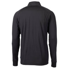 Atlanta Falcons Cutter & Buck Adapt Eco Knit Stretch Recycled Big & Tall Quarter-Zip Throwback Pullover Top - Black cheap