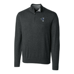 Indianapolis Colts Cutter & Buck Throwback Logo Lakemont Tri-Blend Big & Tall Quarter-Zip Pullover Sweater - Heather Charcoal discount