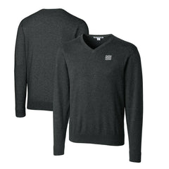 New York Giants Cutter & Buck Throwback Logo Lakemont Tri-Blend Big & Tall V-Neck Pullover Sweater - Heather Charcoal online