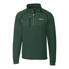 New York Jets Cutter & Buck Mainsail Sweater-Knit Big & Tall Half-Zip Pullover Jacket - Heather Green on sale