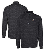 Cleveland Browns Cutter & Buck Throwback Logo Big & Tall Traverse Camo Print Stretch Quarter-Zip Pullover Top - Black discount