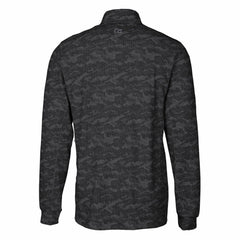 Tampa Bay Buccaneers Cutter & Buck Throwback Logo Big & Tall Traverse Camo Print Stretch Quarter-Zip Pullover Top - Black cheap
