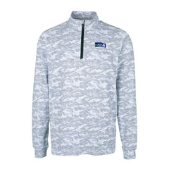 Seattle Seahawks Cutter & Buck Throwback Logo Big & Tall Traverse Camo Print Stretch Quarter-Zip Pullover Top - Charcoal sale