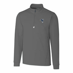 Indianapolis Colts Cutter & Buck Throwback Logo Traverse Stretch Quarter-Zip Big & Tall Pullover Top - Steel discount