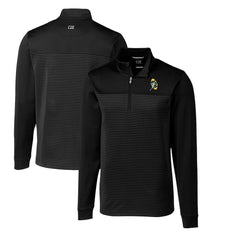Green Bay Packers Cutter & Buck Throwback Logo Traverse Stripe Stretch Quarter-Zip Big & Tall Pullover Top - Black on sale