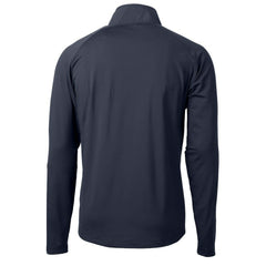 Los Angeles Chargers Cutter & Buck Adapt Eco Knit Hybrid Recycled Quarter-Zip Throwback Pullover Top - Navy discount