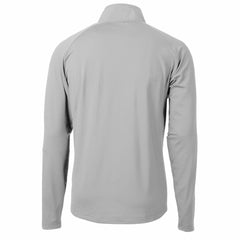 Green Bay Packers Cutter & Buck Adapt Eco Knit Hybrid Recycled Quarter-Zip Throwback Pullover Top - Gray sale