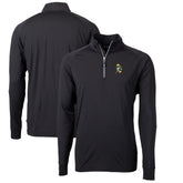 Green Bay Packers Cutter & Buck Adapt Eco Knit Stretch Recycled Quarter-Zip Throwback Pullover Top - Black sale