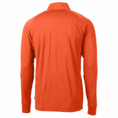 Tampa Bay Buccaneers Cutter & Buck Adapt Eco Knit Stretch Recycled Quarter-Zip Throwback Pullover Top - Orange on sale