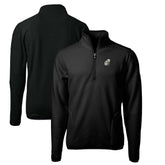 New Orleans Saints Cutter & Buck Throwback Eco Sherpa Fleece Quarter-Zip Pullover Jacket - Black outlet