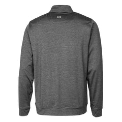 Cleveland Browns Cutter & Buck Stealth Heathered Throwback Logo Quarter-Zip Pullover Top - Steel discount