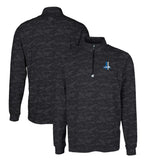 Detroit Lions Cutter & Buck Throwback Logo Traverse Camo Print Stretch Quarter-Zip Pullover Top - Black on sale