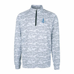 Detroit Lions Cutter & Buck Throwback Logo Traverse Camo Print Stretch Quarter-Zip Pullover Top - Charcoal online