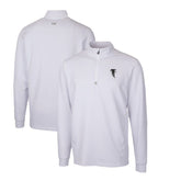 Atlanta Falcons Cutter & Buck Throwback Logo Traverse Stretch Quarter-Zip Pullover Top - White outlet