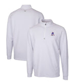New England Patriots Cutter & Buck Throwback Logo Traverse Stretch Quarter-Zip Pullover Top - White outlet