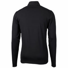 Detroit Lions Cutter & Buck Throwback Logo Virtue Eco Pique Recycled Quarter-Zip Pullover Top - Black on sale