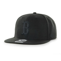 Boston Red Sox Primary Team Logo Snapback Adjustable Hat Black