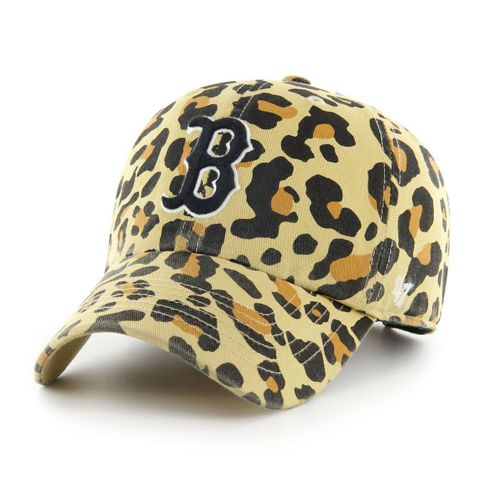 Boston Red Sox Women's Primary Team Logo Clean Up Adjustable Hat Tan